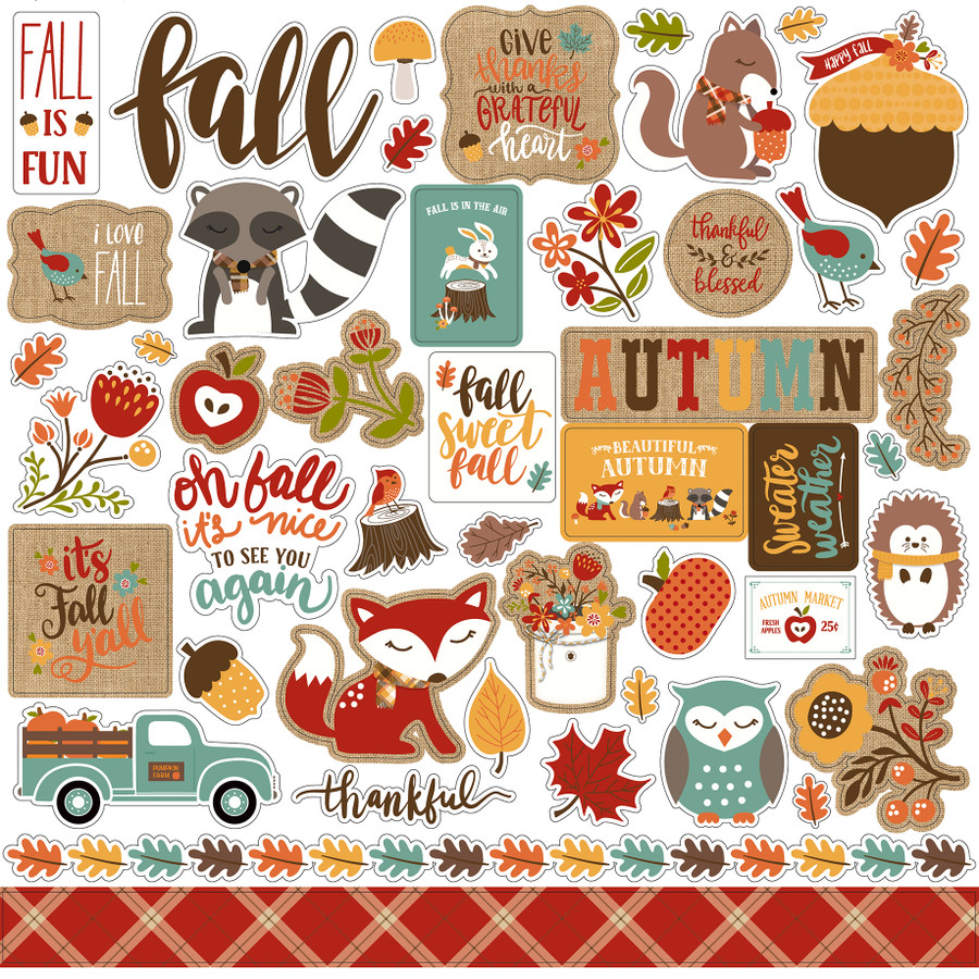 Celebrate Autumn Sticker Sheet