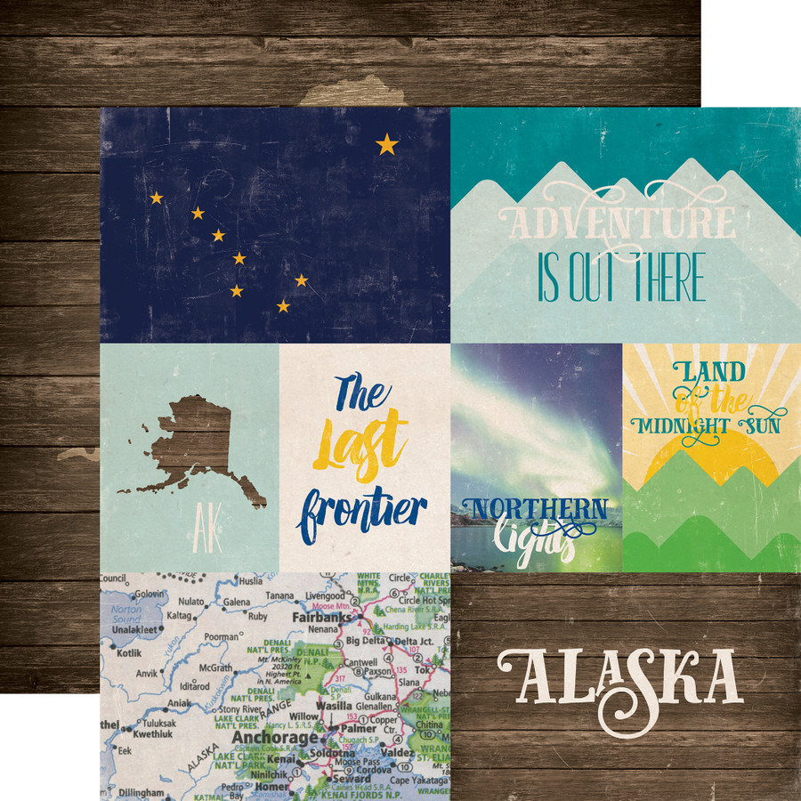 Stateside: Alaska 12x12 Patterned Paper