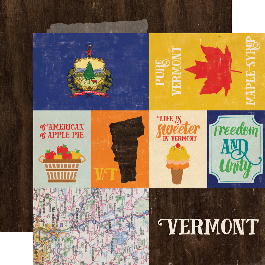 Stateside: Vermont 12x12 Patterned Paper