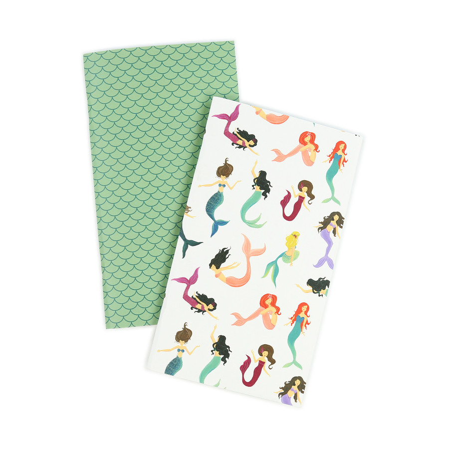 Mermaid Travelers Notebook Insert - Daily Calendar