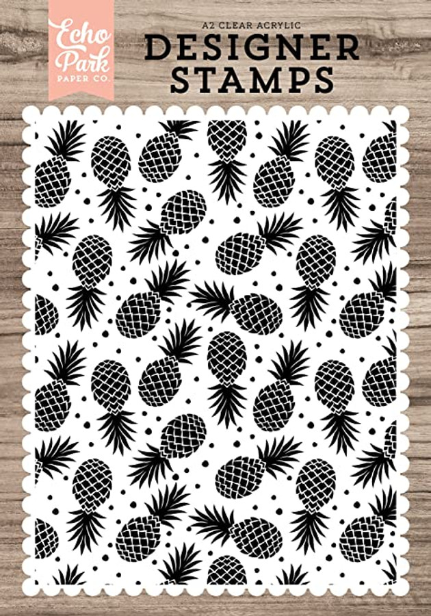 Pineapple Party Background Stamp Set