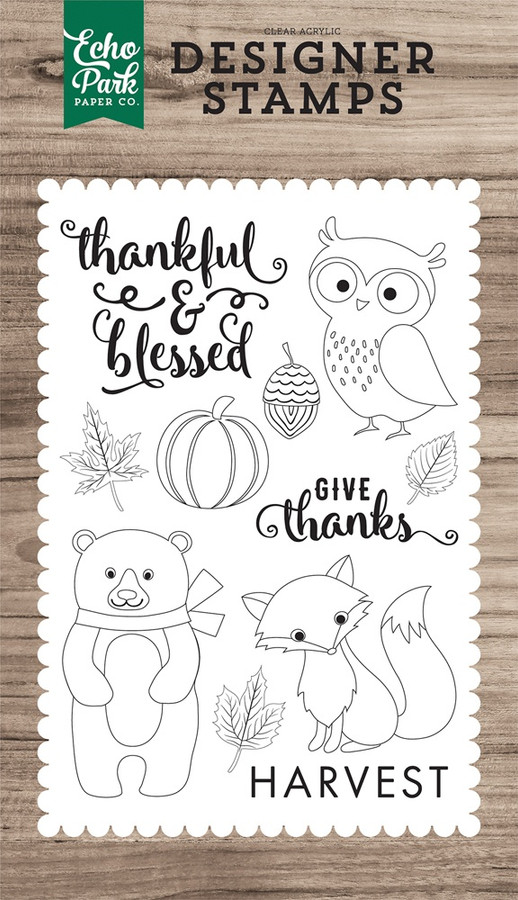 Thankful & Blessed Stamp Set