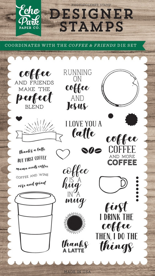Coffee & Friends Stamp Set