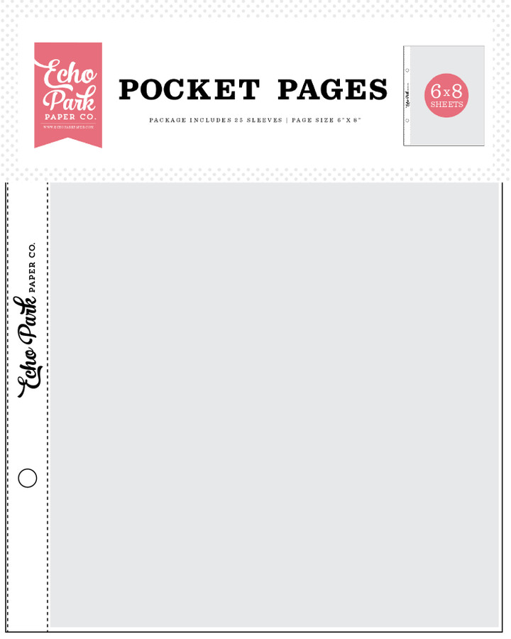 My Story Book: 6x8 Pockets - 6x8 Pocket Page 25 Sheet Pack