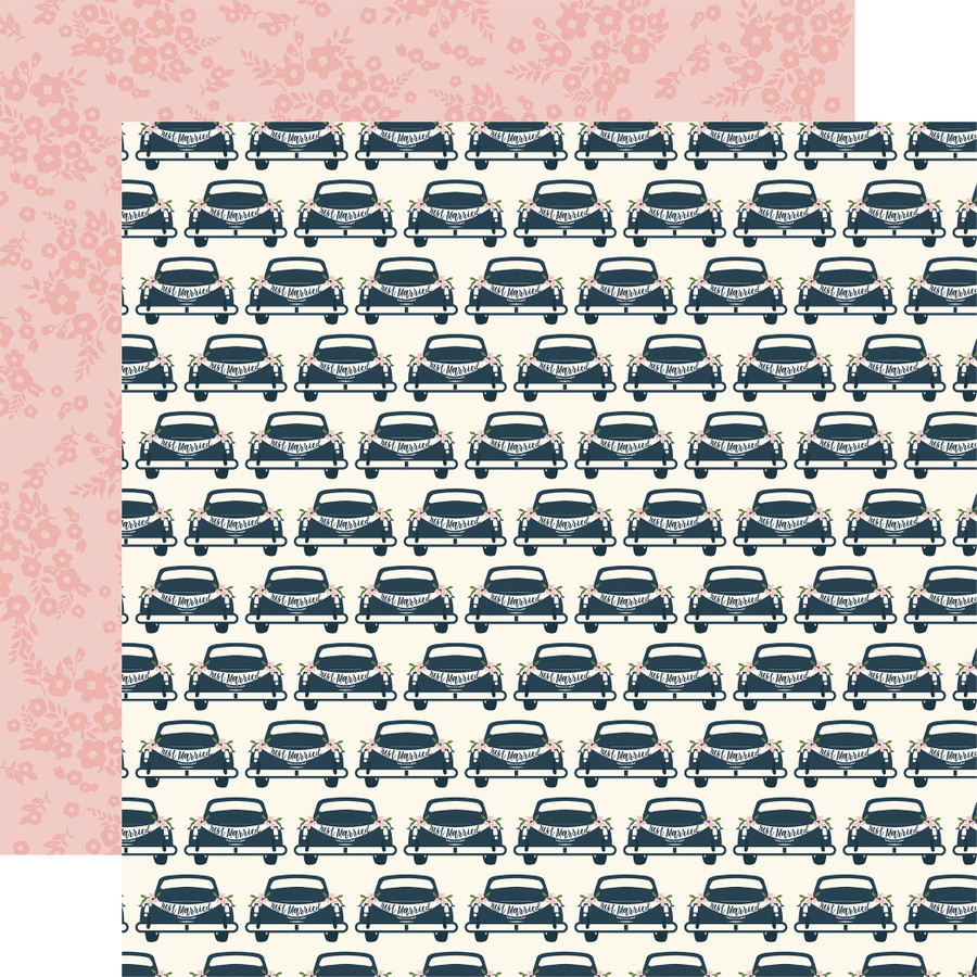 Just Married: Journey Together 12x12 Patterned Paper