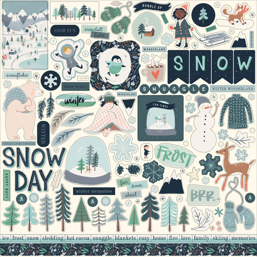 Snow Much Fun Sticker Sheet