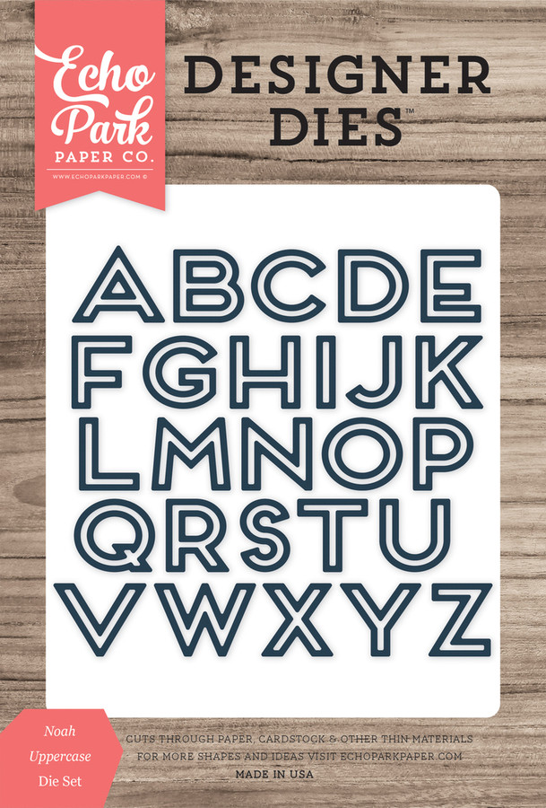 Noah Uppercase Large Die Set