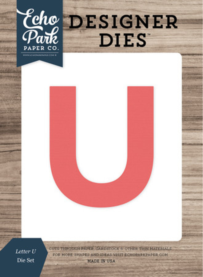 Letter U Medium Die Set