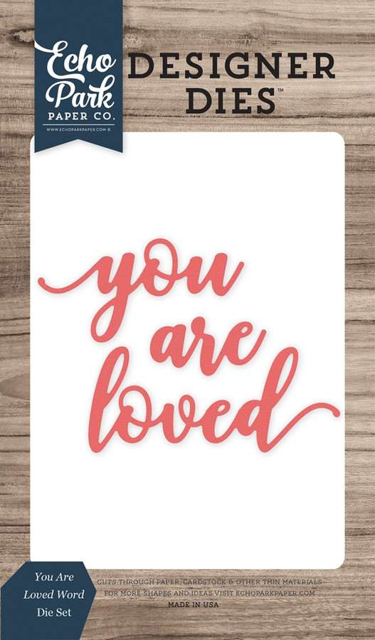 You Are Loved Word Medium Die Set