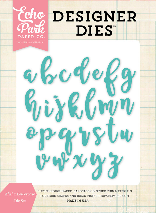 Alisha Lowercase Medium Die Set