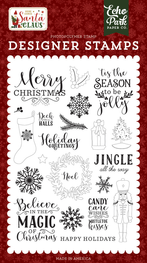 Here Comes Santa Claus: Magic Of Christmas Stamp Set