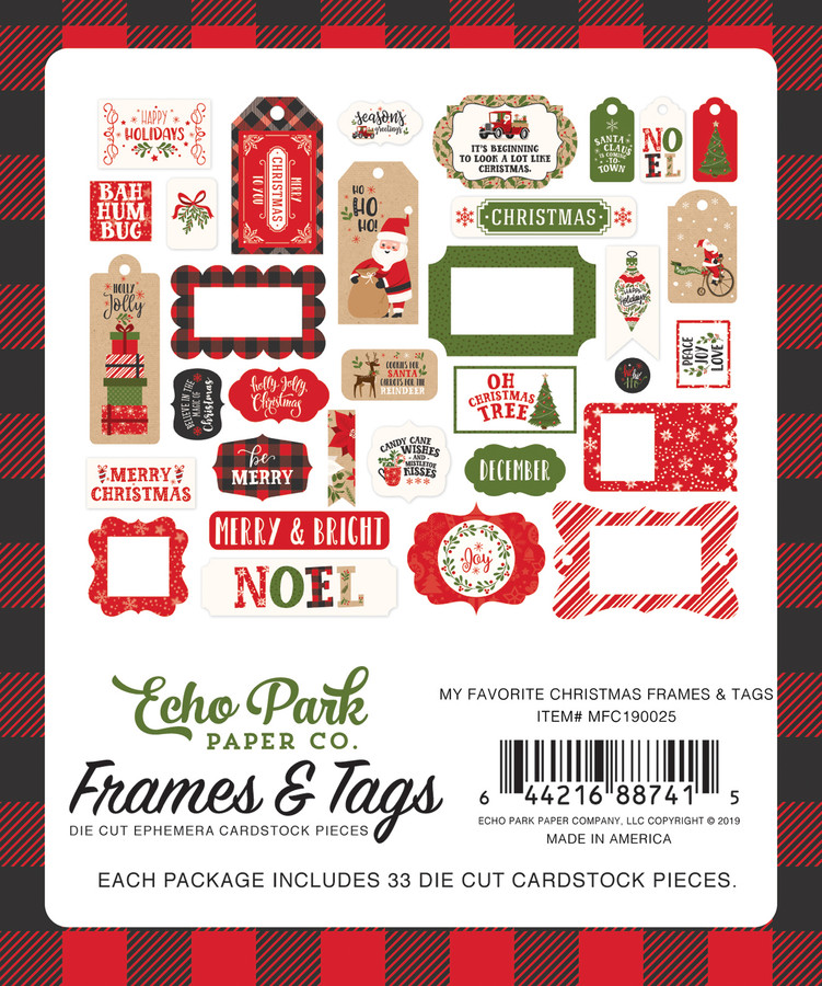 My Favorite Christmas Frames & Tags