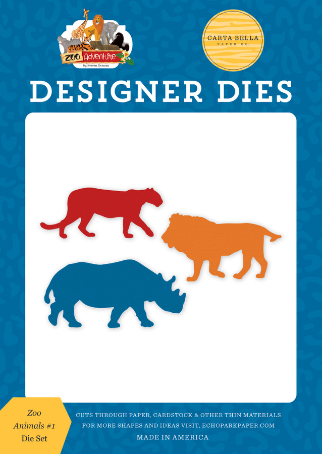 Zoo Adventure: Zoo Animals #1 Medium Die Set