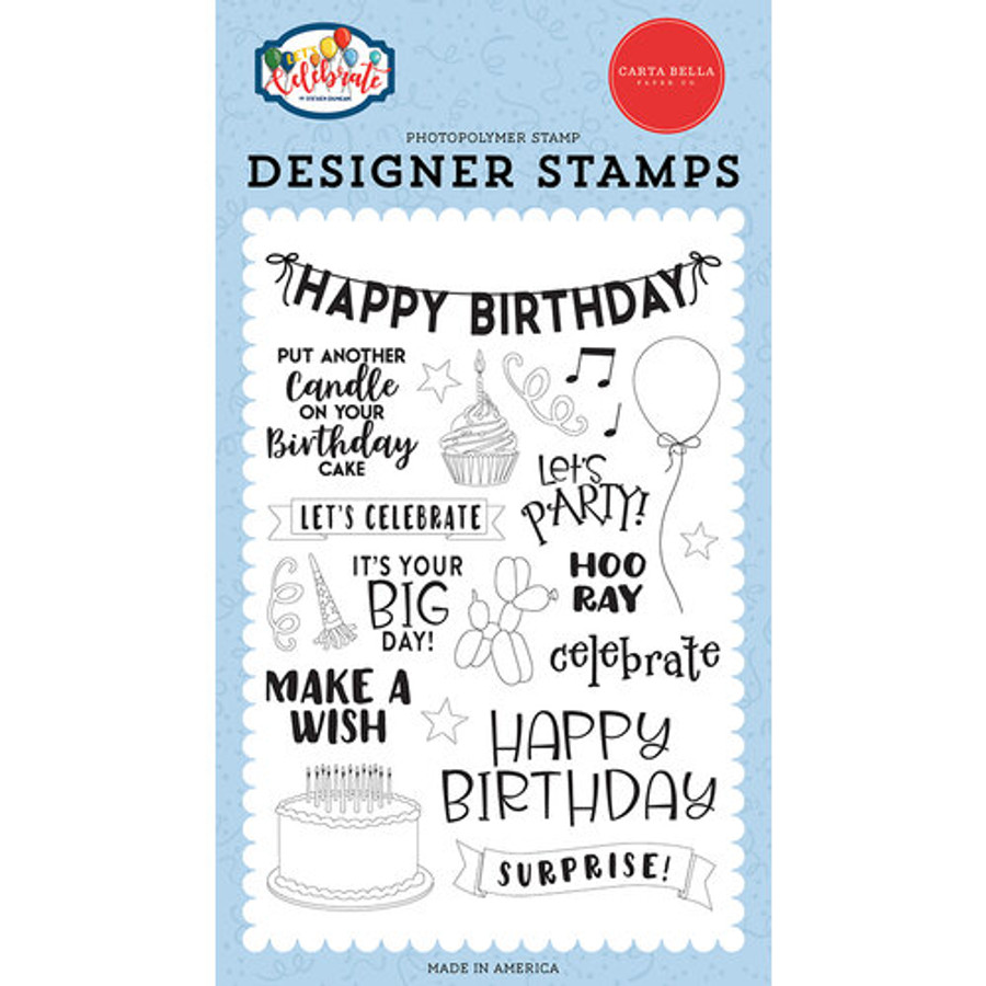 CBCB129049 - Birthday Surprise Stamp Set