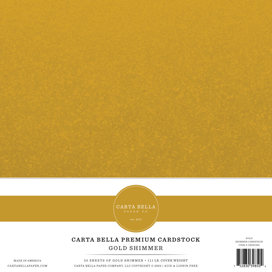 Gold Shimmer Cardstock