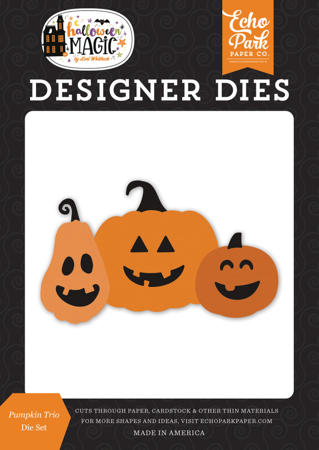 Halloween Magic: Pumpkin Trio Medium Die Set