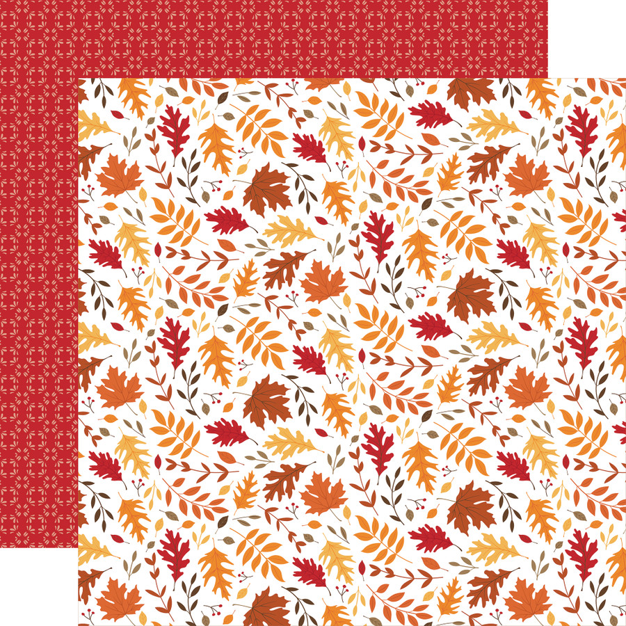 Fall: Leaf Pile 12x12 Patterned Paper