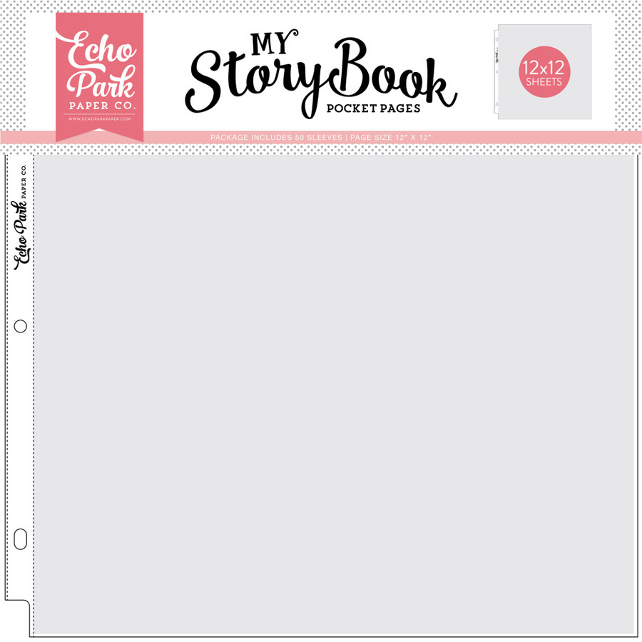 My Story Book: 12x12 Pockets - 12x12 Pocket Page 50 Sheet Pack