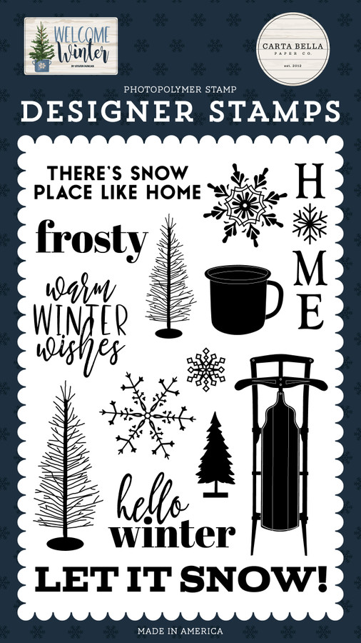 Welcome Winter: Snow Place Like Home Stamp Set