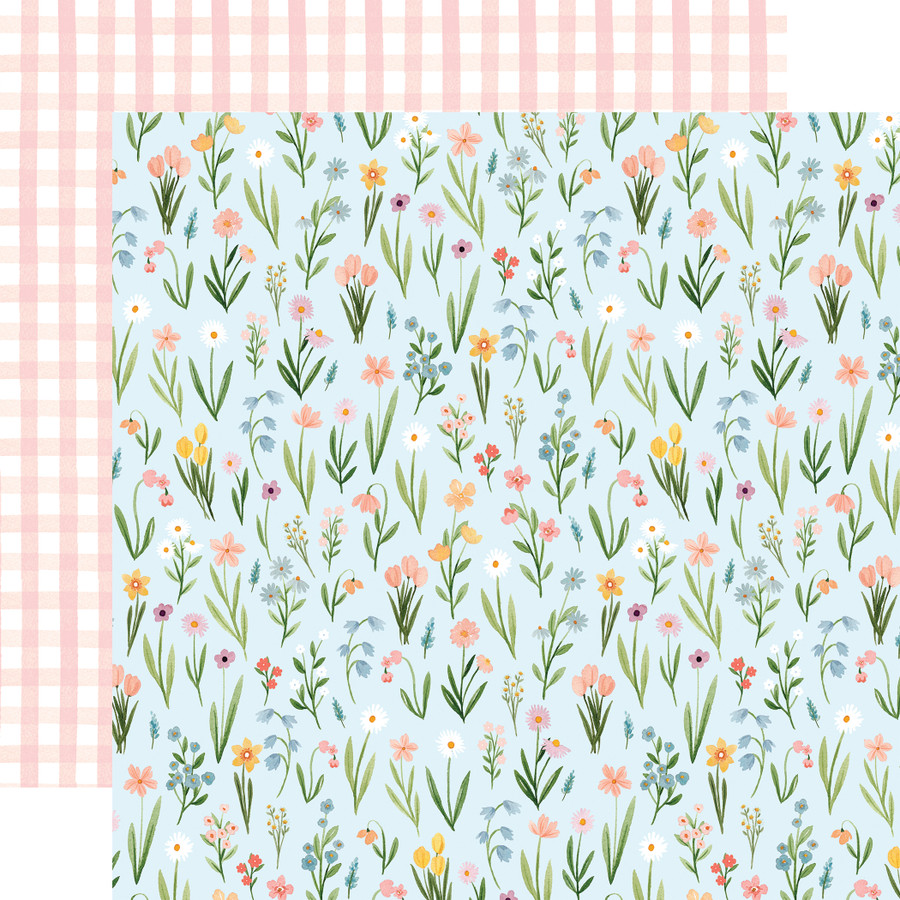 My Favorite Spring: Flower Patch 12x12 Patterned Paper