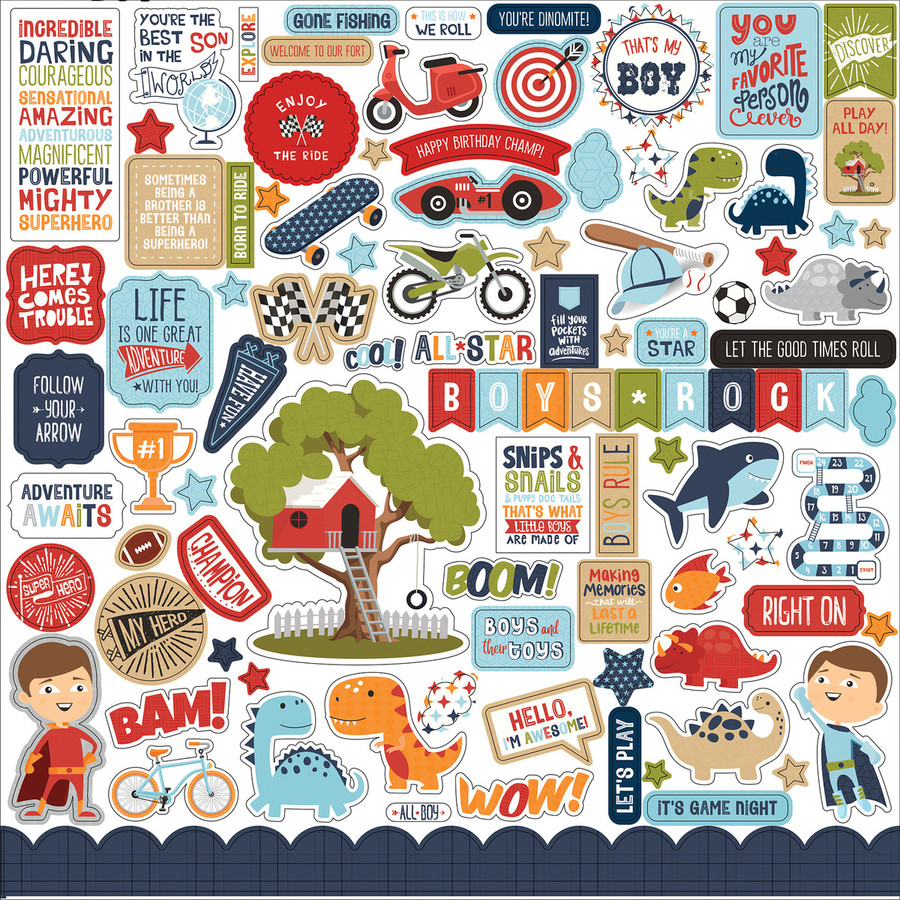 All Boy Element Sticker