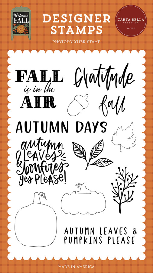 Welcome Fall: Pumpkins Please Stamp Set