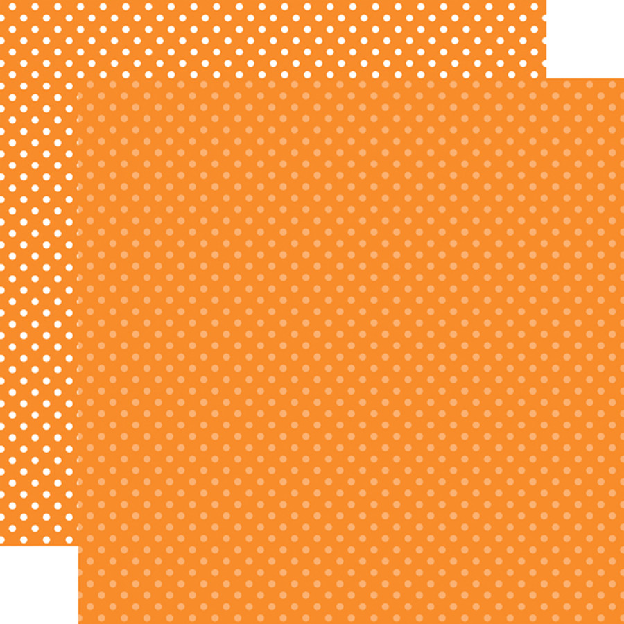 Dots & Stripes: Orange Dots 12x12 Patterned Paper