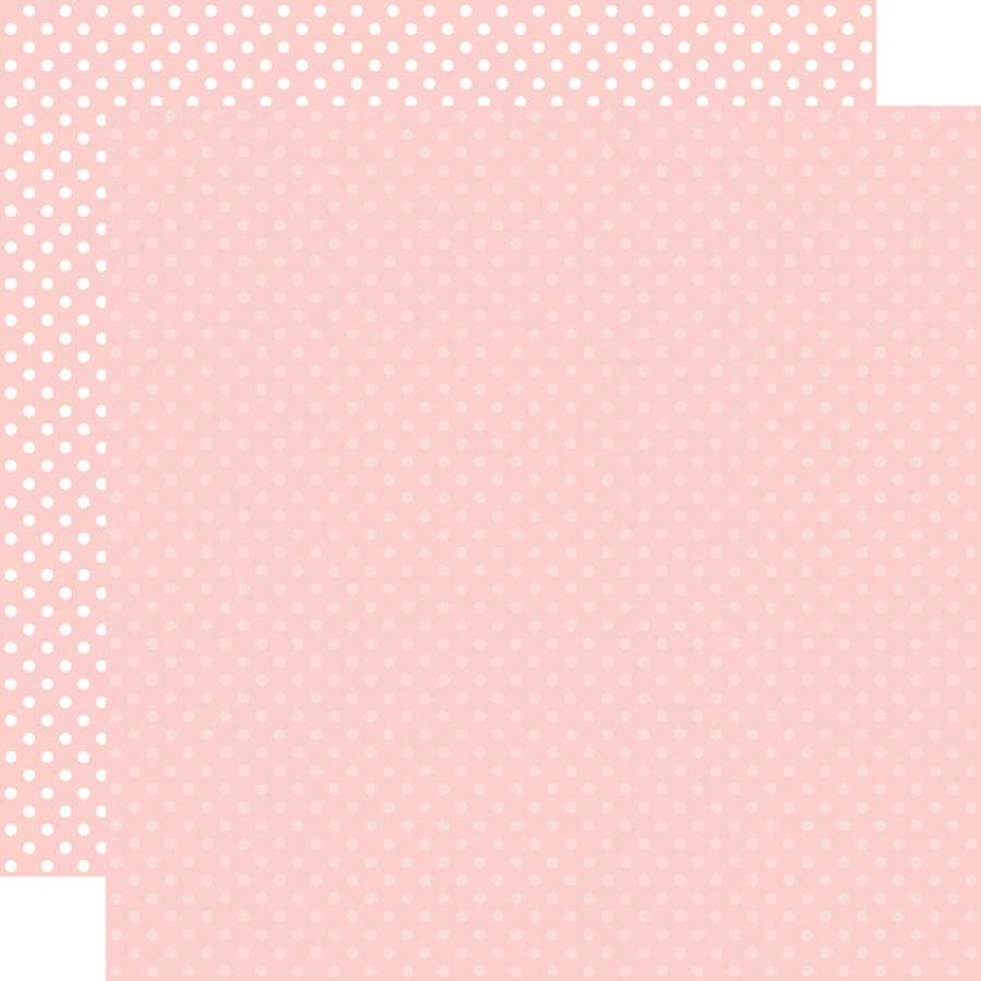 Dots & Stripes: Blush Dots 12x12 Patterned Paper