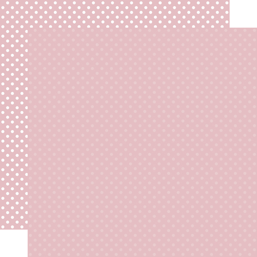 Dots & Stripes: Light Mauve Dots 12x12 Patterned Paper