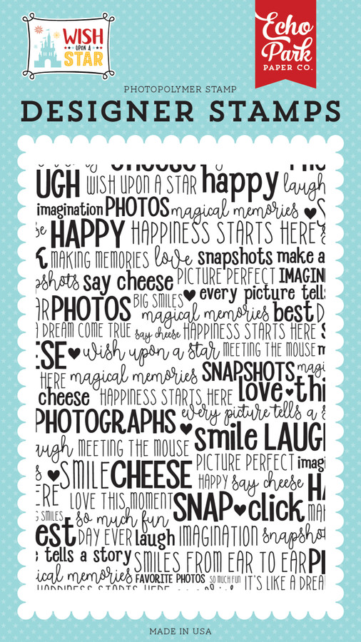 Wish Upon A Star: Meeting the Mouse Stamp