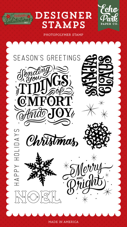 Christmas Salutations No. 2: Sending You Tidings Stamp Set