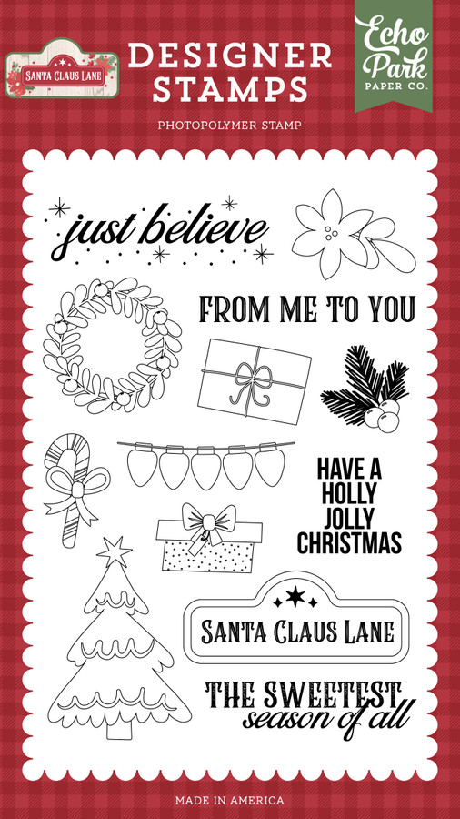 Santa Claus Lane: Just Believe Stamp Set
