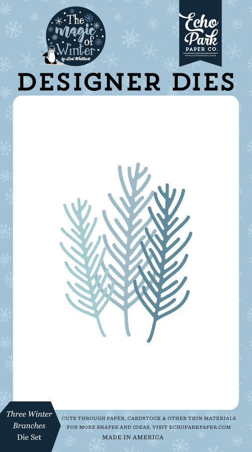 The Magic Of Winter: Three Winter Branches Medium Die Set