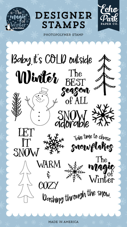 The Magic Of Winter: Snow Adorable Stamp Set