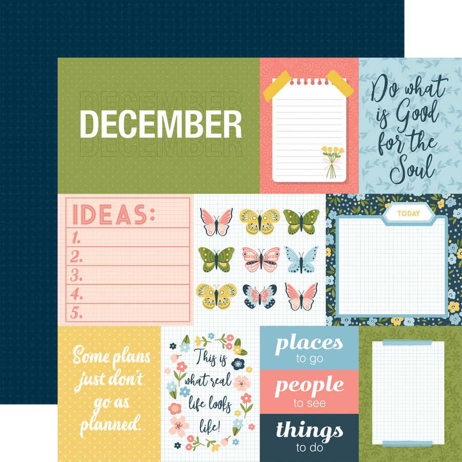 Day In The Life No. 2: December 12x12 Patterned Paper