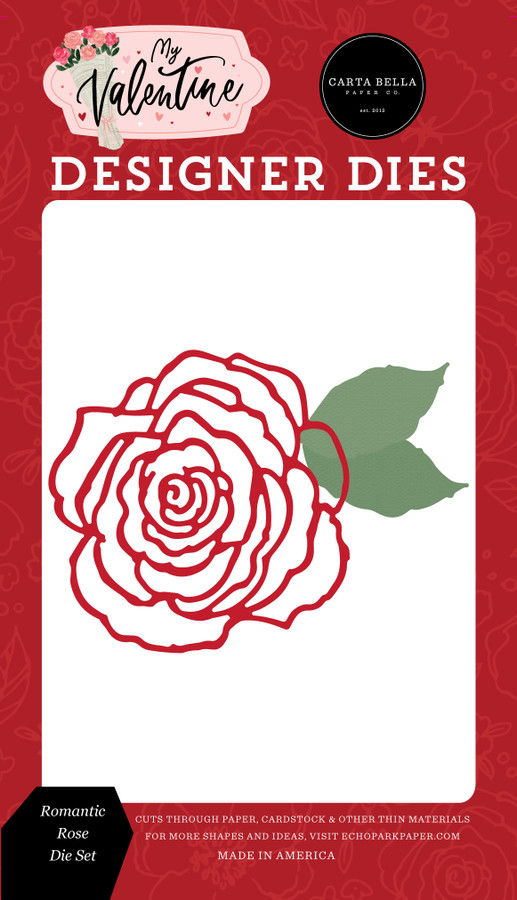 My Valentine: Romantic Rose Small Die Set