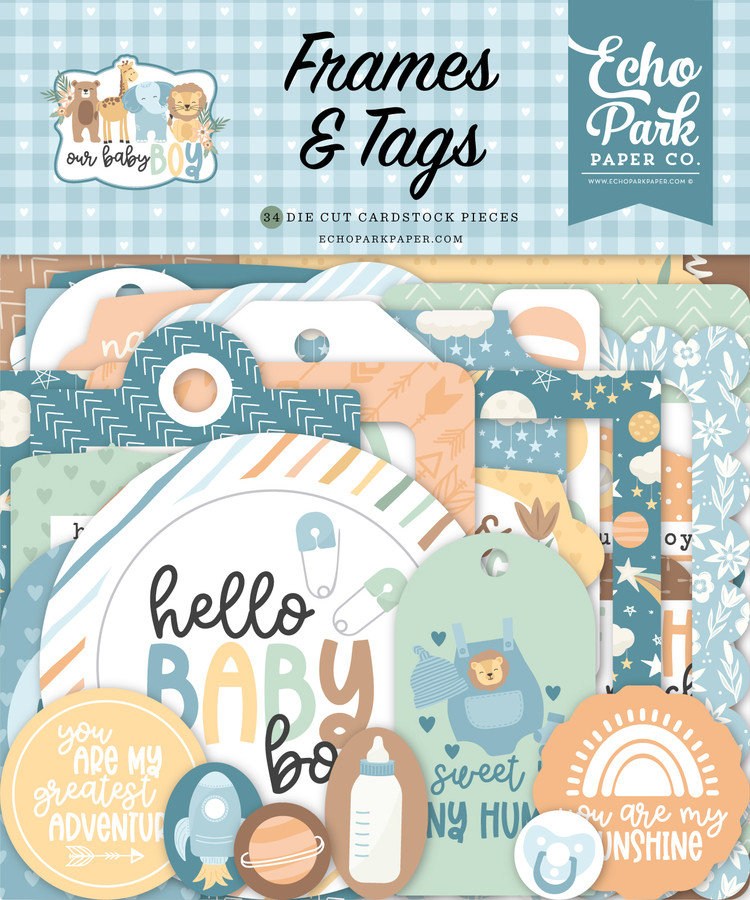 Our Baby Boy Frames & Tags