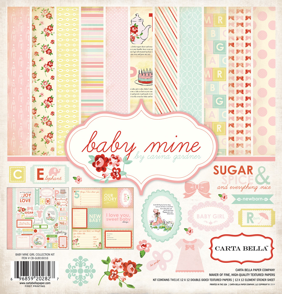 Echo Park Bundle of Joy Girl It's A Girl! Patterned Paper – Cheap Scrapbook  Stuff