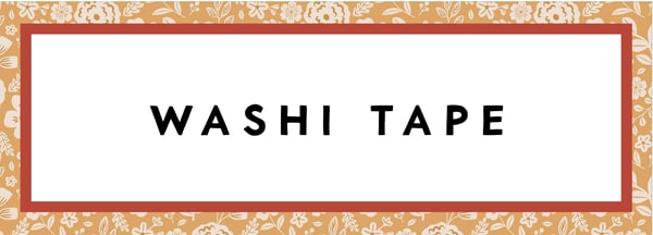 washi tape