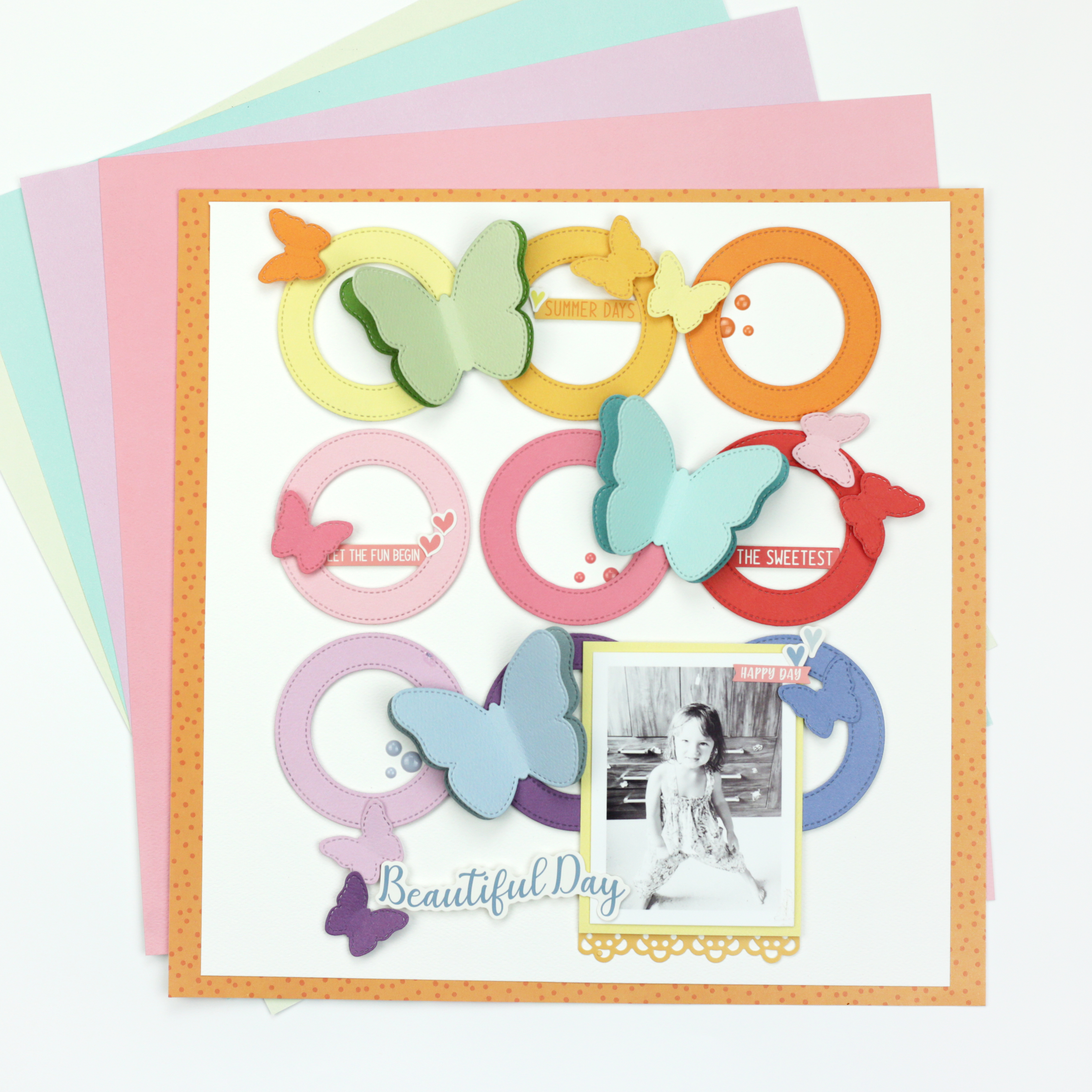 Sage Printed Cardstock 12x12 Solid Paper - Echo Park Paper Co