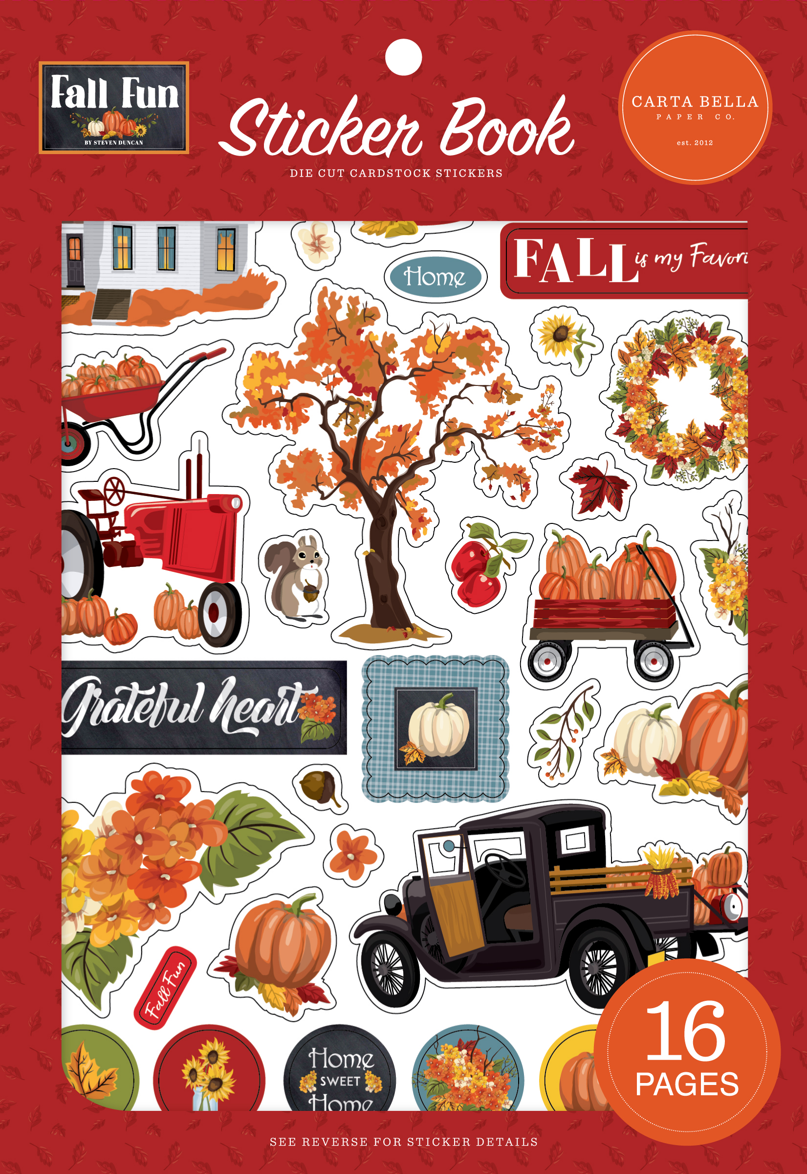 Echo Park - Happy Fall Collection - Stickers Book