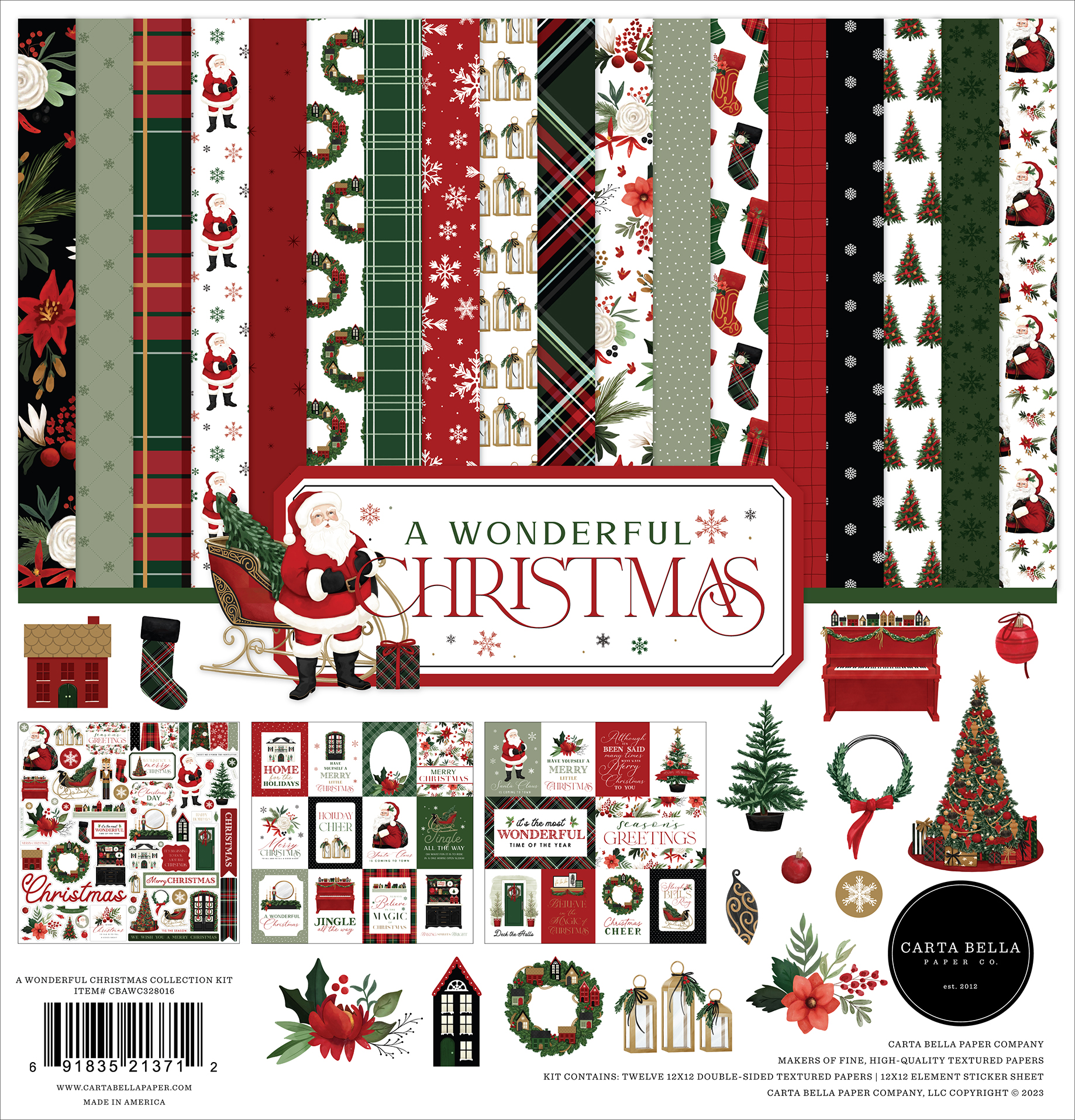 Carta Bella Home for Christmas Collection Kit
