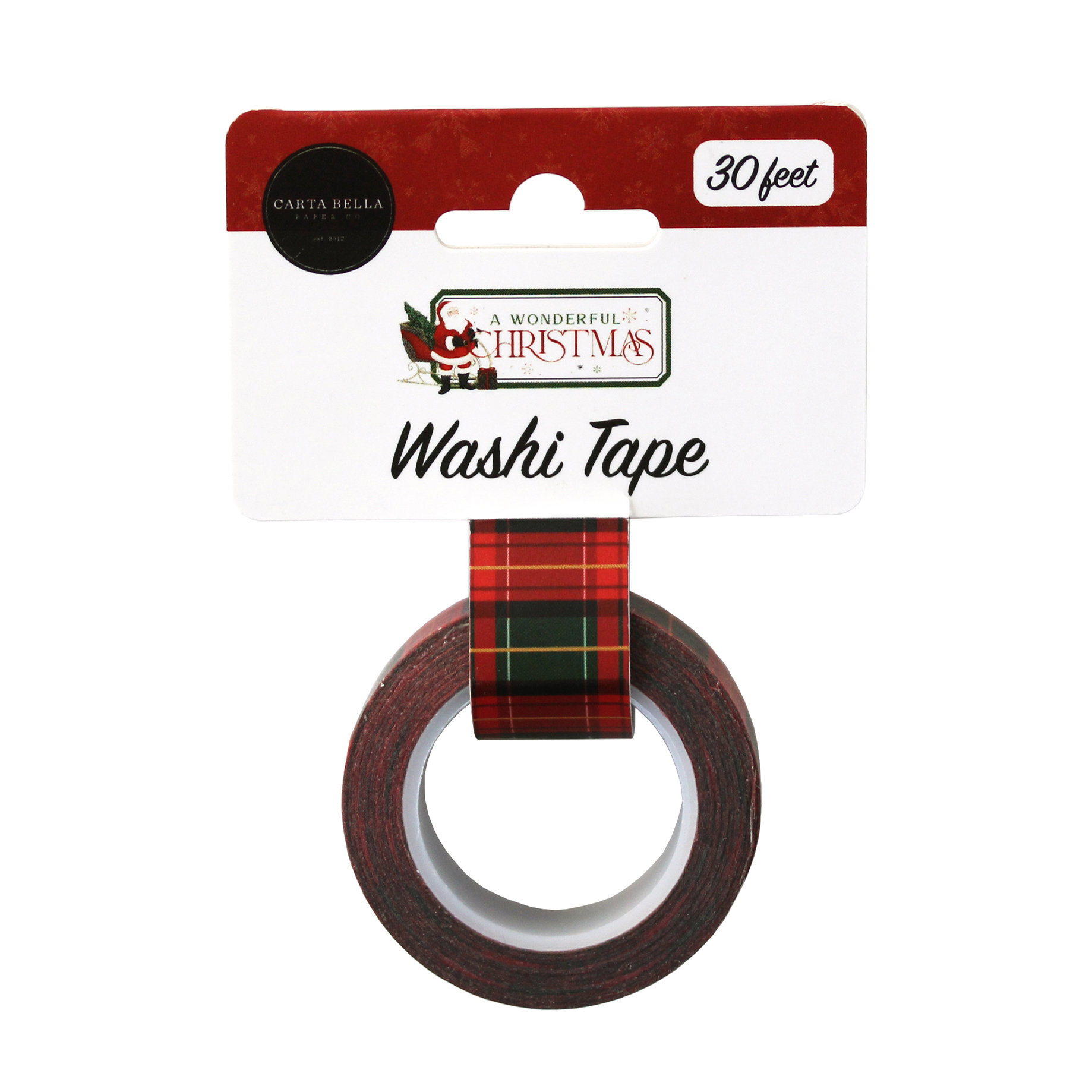 A Cozy Christmas: Holiday Plaid Washi Tape - Echo Park Paper Co.