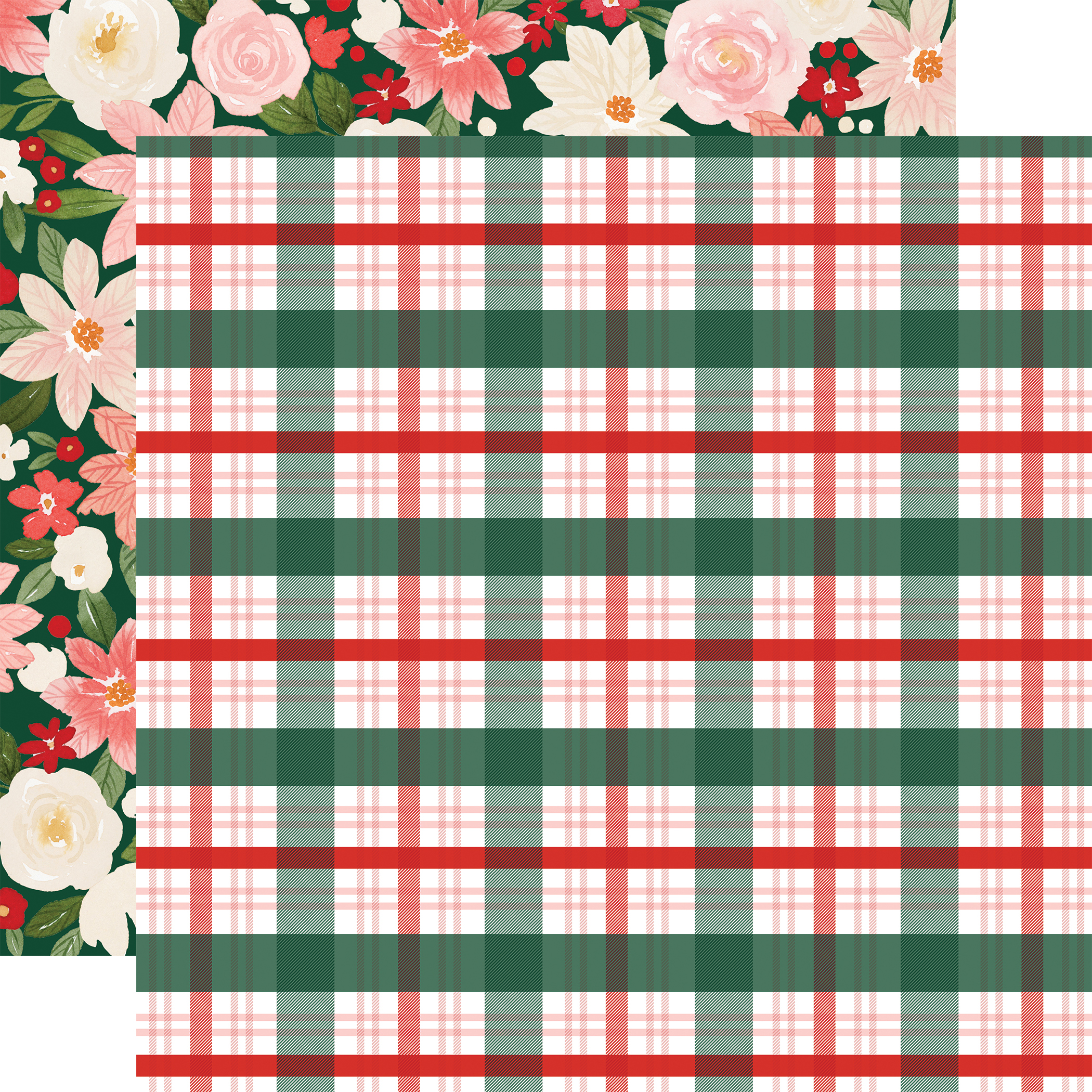 Tartan No. 2: Royal Stewart 12x12 Patterned Paper - Echo Park Paper Co