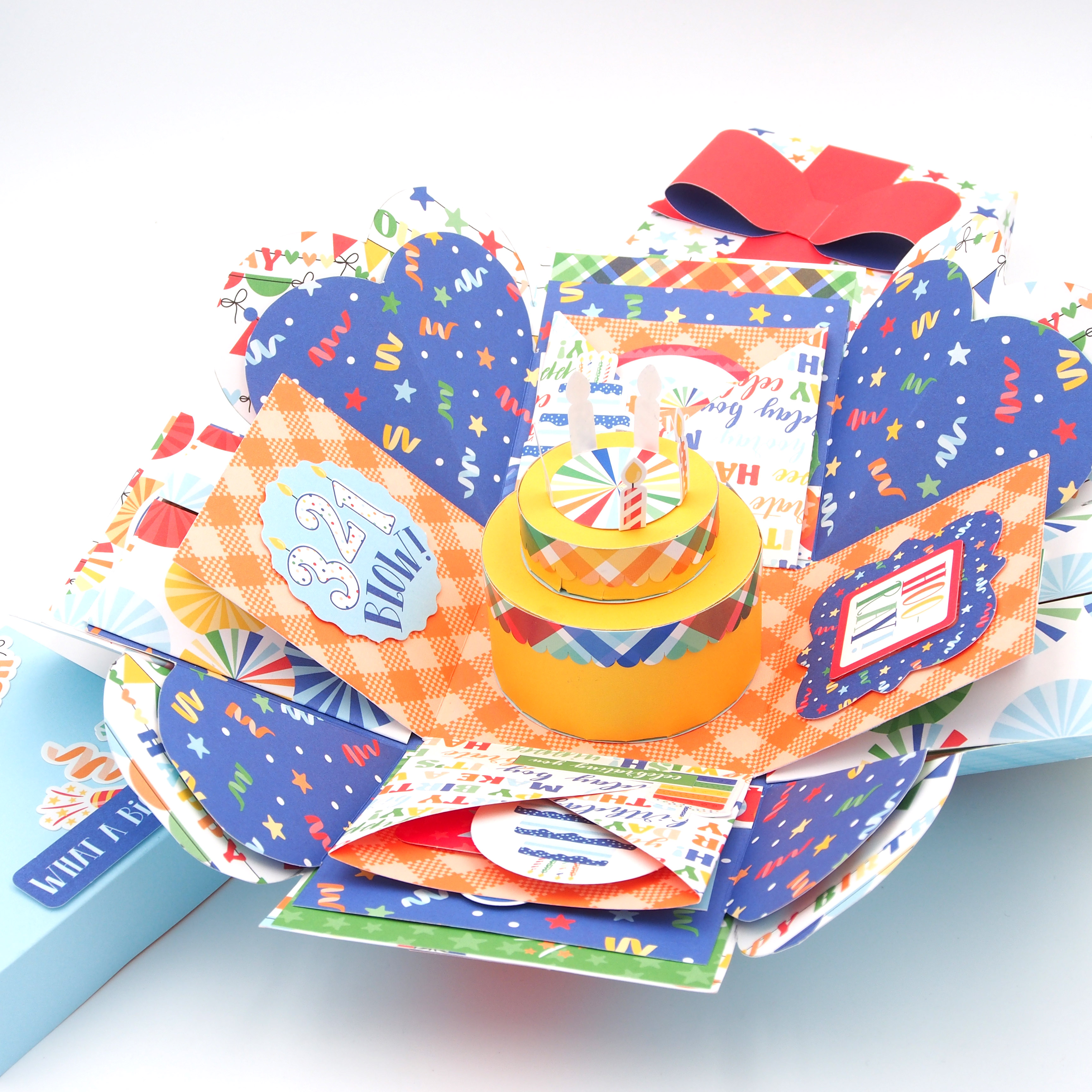 Echo Park Paper 'Birthday Salutations' Scrapbook Collection Kit - 12 Double-Sided Patterned Papers & Sticker Sheet