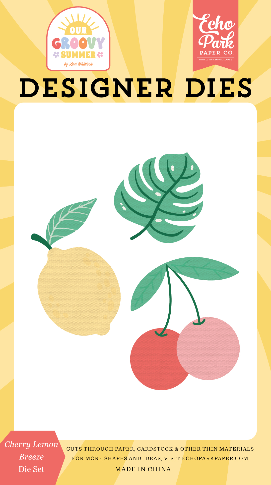 peaceandpeaceページ Cherry Lemon Breeze Die Set - Echo Park Paper Co
