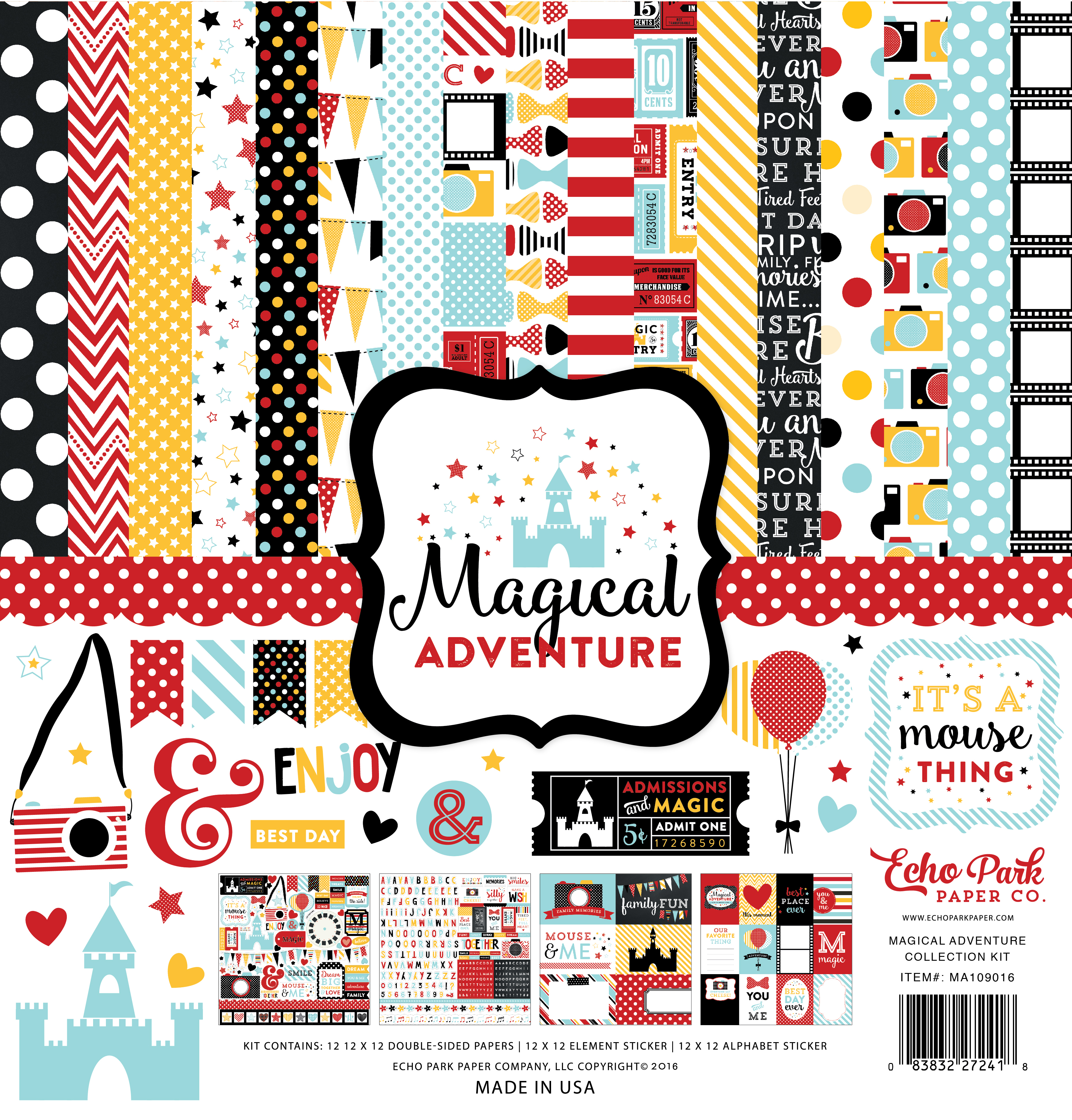 SUPER OFERTA **40%** Kit de Scrapbooking Creative Agenda Echo Park 30x30 cm