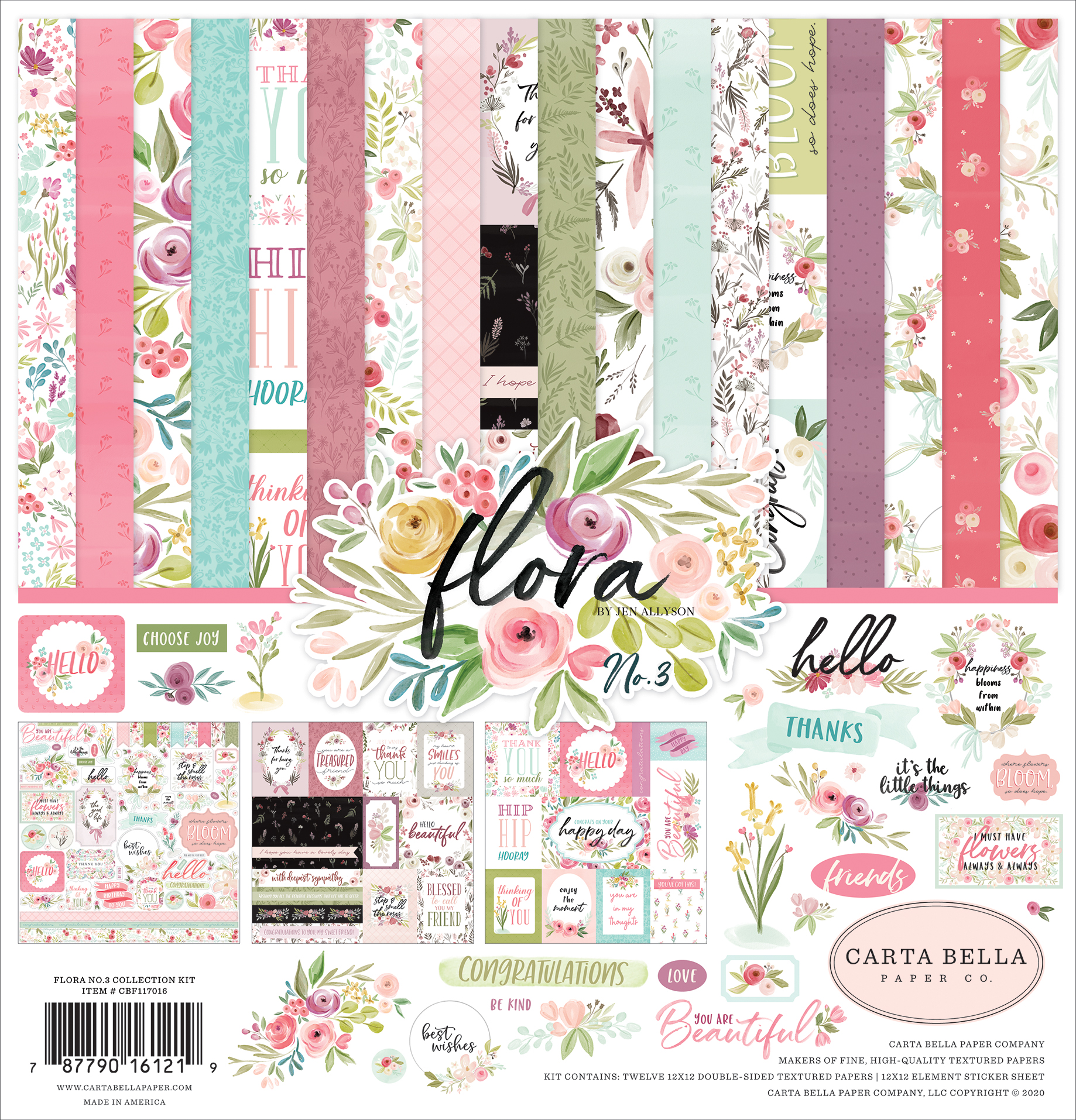 Flora No. 3 Collection Kit - Echo Park Paper Co.