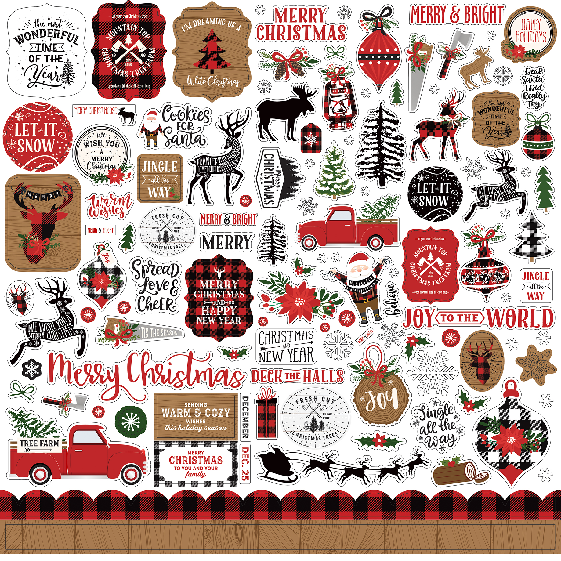 930 Pcs Cozy Christmas Element Sticker Christmas Holiday Stickers Christmas  Stickers for Scrapbooking Fancy Christmas Planner Stickers for Kids Adults