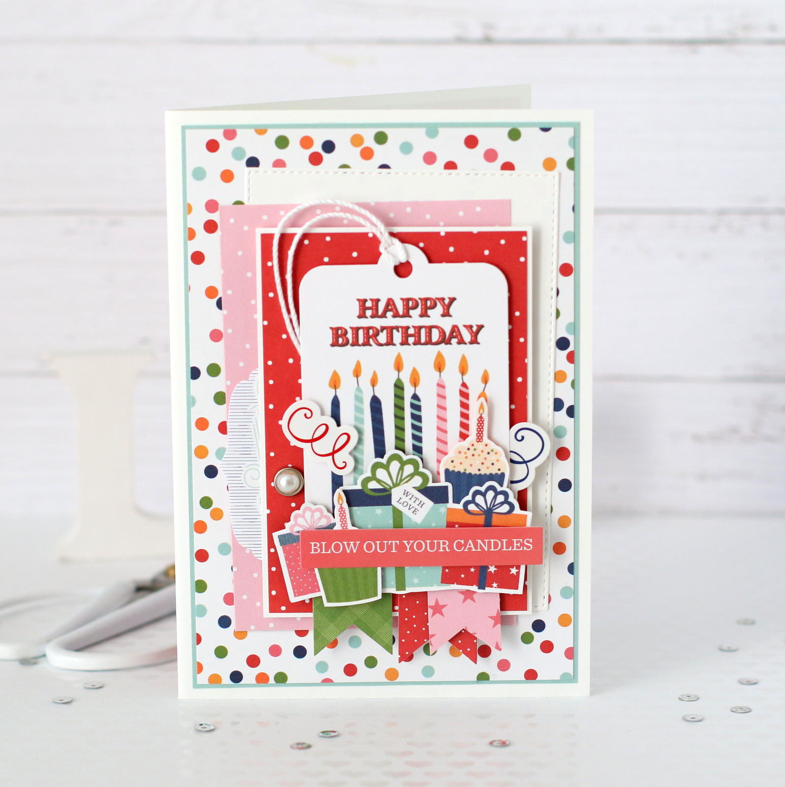 Birthday Salutations Element Sticker - Echo Park Paper Co